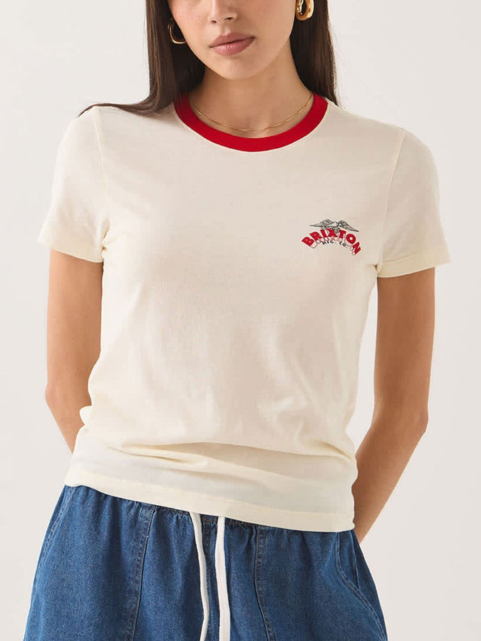 Brixton Banner Slim T-Shirt Fall 2026 | OFF WHITE