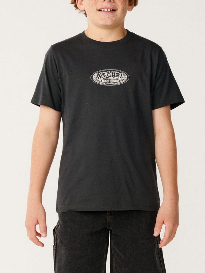 Rip Curl Surf Shack Art T-Shirt Fall 2026 | WASHED BLACK (8264)