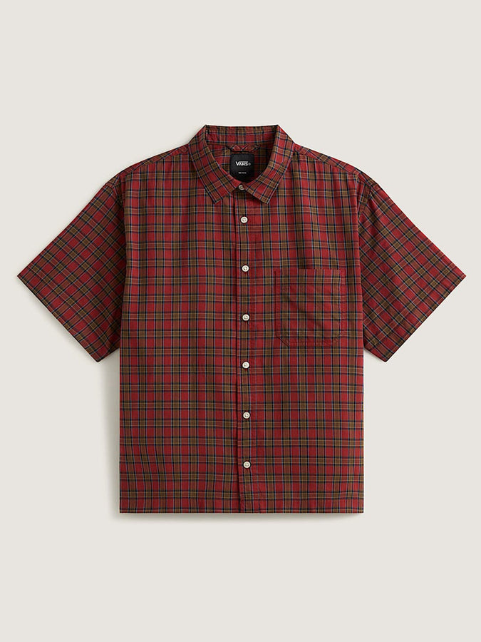 Vans Larkspur Timber Short Sleeve Shirt Fall 2026 | POPPY EMBER (H89)
