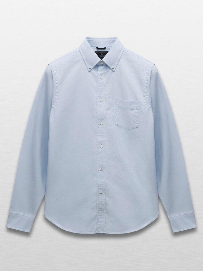 Reigning Champ Cotton Oxford Windsor Standard Buttondown Shirt Fall 2026 | LIGHT BLUE