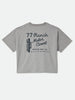 Brixton Ranch Motor Court Boxy Cropped T-Shirt Fall 2026