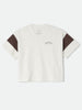 Brixton Boxy Cropped Football T-Shirt Fall 2026