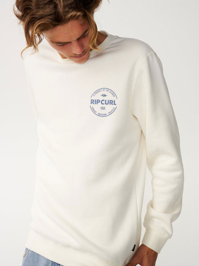 Rip Curl Staple Crewneck Sweatshirt Fall 2026 | BONE (3021)