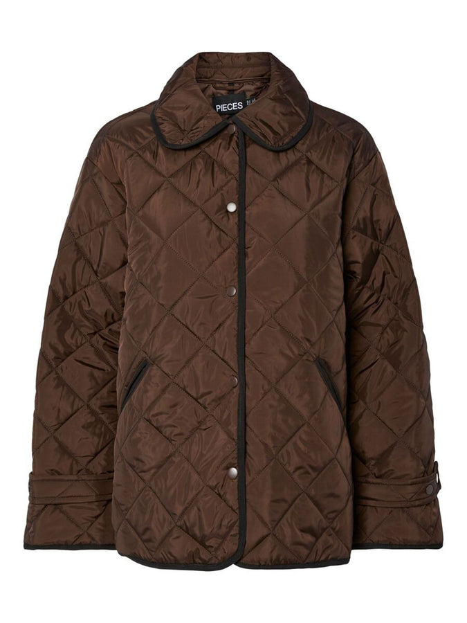 Pieces Emily Short Quilted Jacket Fall 2026 | HOT FUDGE