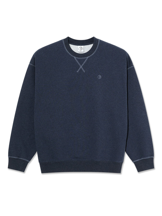 Polar Skate Co Frankie Crewneck Sweatshirt Holiday 2025 | NAVY MELANGE