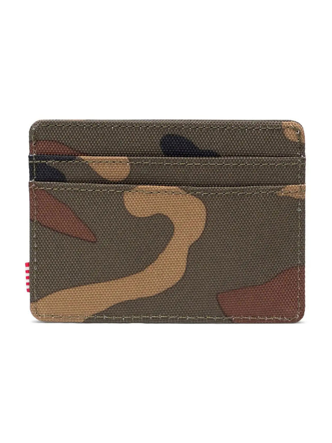 Herschel Charlie Cardholder Wallet | WOODLND CAMO/BLK LABEL (07129)