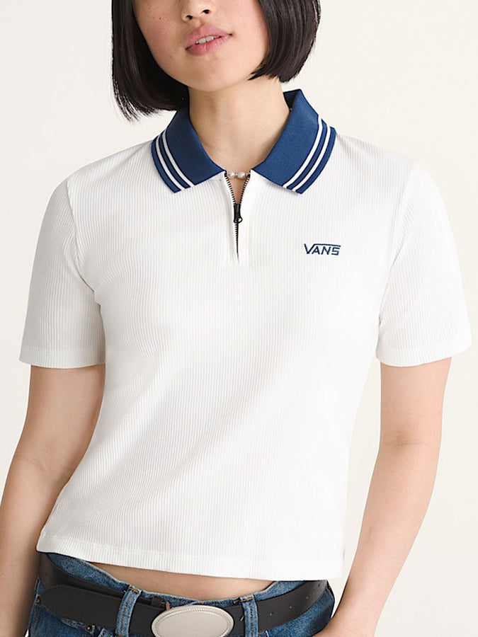 Vans Priscilla Piping Polo Fall 2026 | EGRET (C9F)