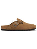 Birkenstock Boston Suede Dark Tea Shoes Fall 2026