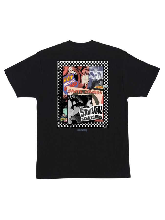 Santa Cruz Ad Collage T-Shirt Spring 2026 | BLACK