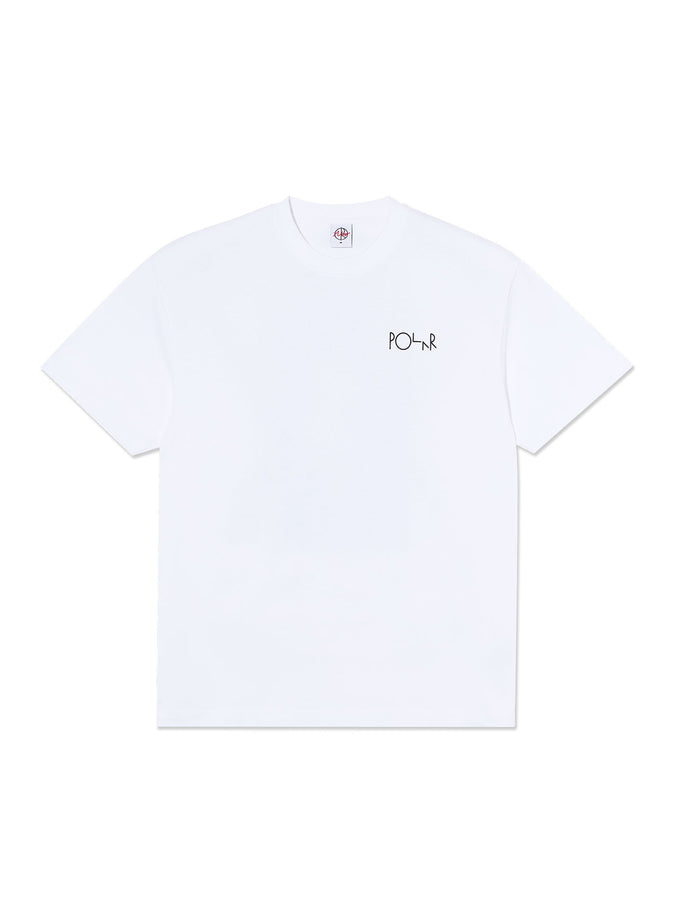 Polar Skate Co No Complies Forever T-Shirt Holiday 2025 | WHITE