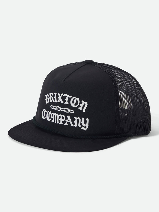 Brixton Chains Netplus Trucker Hat | BLACK/BLACK