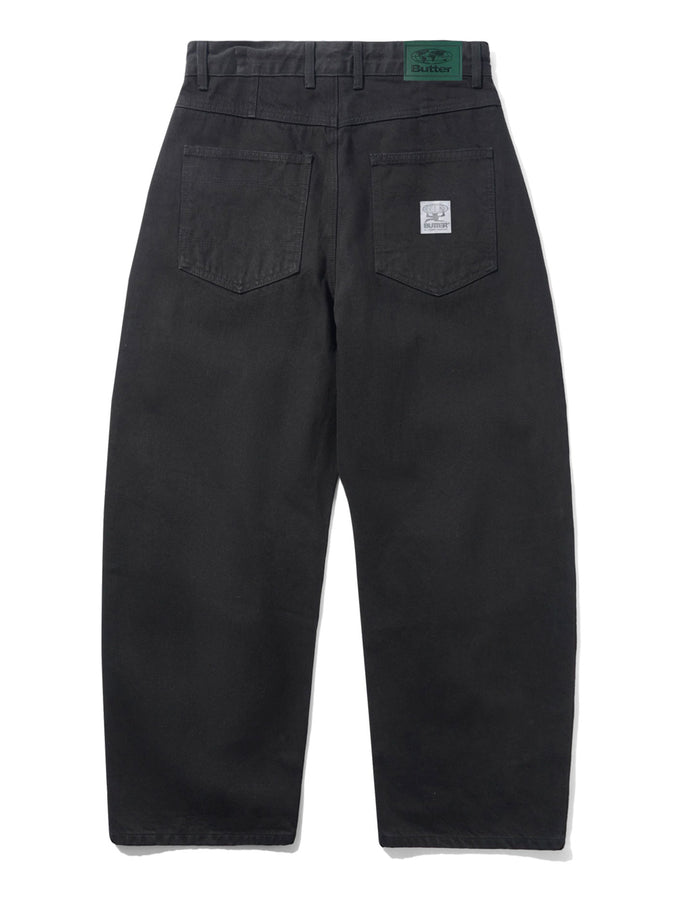 Butter Goods Wide Cut Jeans Fall 2026 | FLAT BLACK SELVEDGE