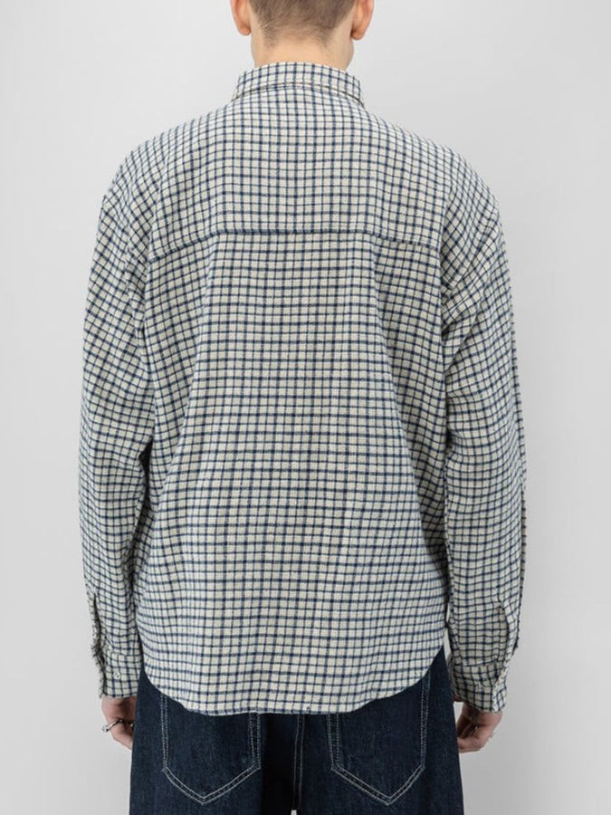Beyond Medals Checkered Long Sleeve Buttondown Shirt Spring 2026 | BEIGE