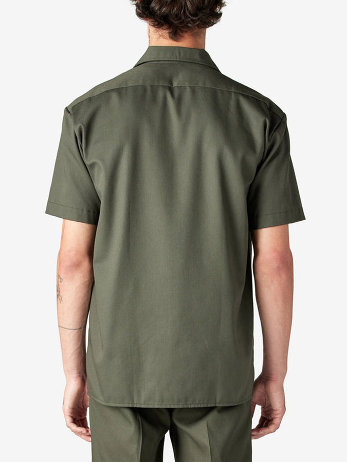 Dickies Work Short Sleeve Buttondown Shirt Spring 2026 | OLIVE GREEN (0OG)