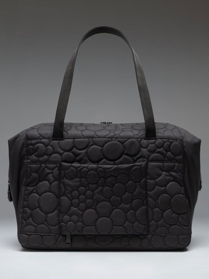 Herschel Maia Quilted Capsule Weekender | BLACK TONAL DAISY (08247)