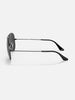 Ray-Ban Aviator Total Black Polished Black/Black Polarized Sunglasses