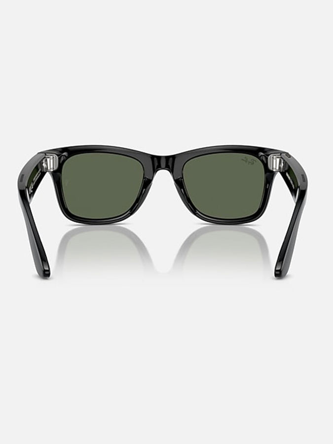 Ray Ban Meta Wayfarer Black/G-15 Green Sunglasses | BLACK/G-15 GREEN