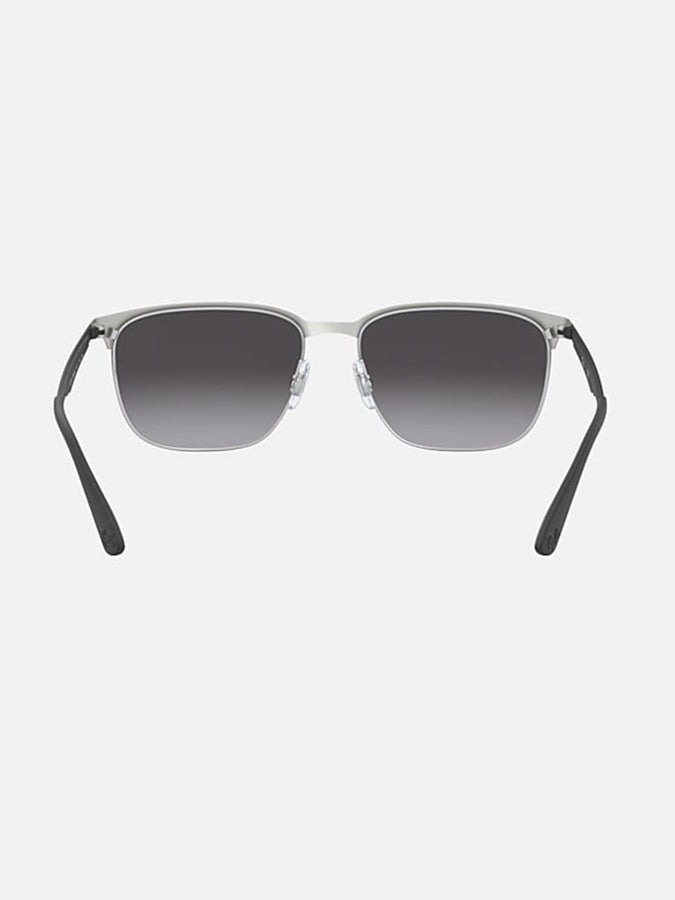 Ray-Ban Rb3569 Black On Silver/Grey Gradient Sunglasses | BLACK ON SILVER/GREY GRADIENT