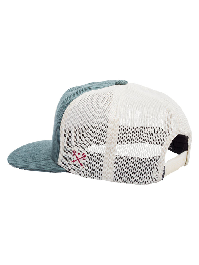 Dark Seas Metal Trucker Hat | GREEN/WHITE