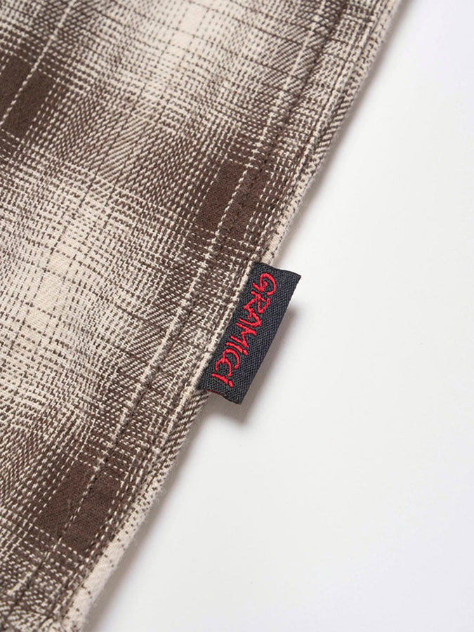 Gramicci Piled Flannel Long Sleeve Buttondown Shirt Fall 2026 | SLATE