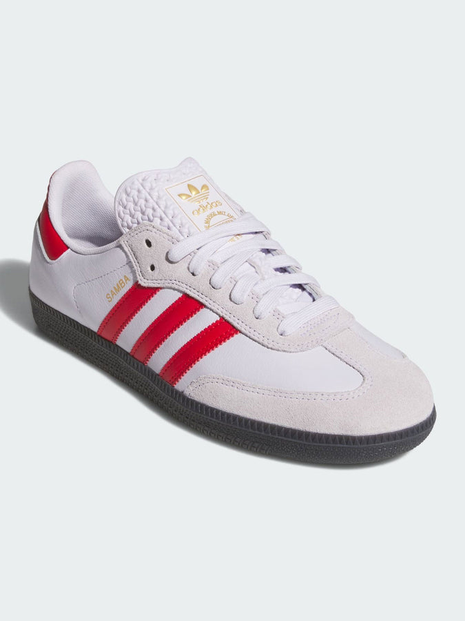 Adidas Samba Adv Black/Frost Violet/Scarlet Red Shoes Holiday 2026 | CORE BLK/FRZN PUR/BTR SCARLET