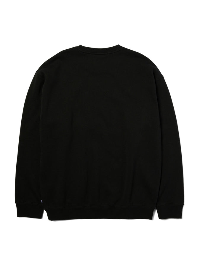 Huf Big Block Crewneck Sweatshirt Spring 2026 | BLACK
