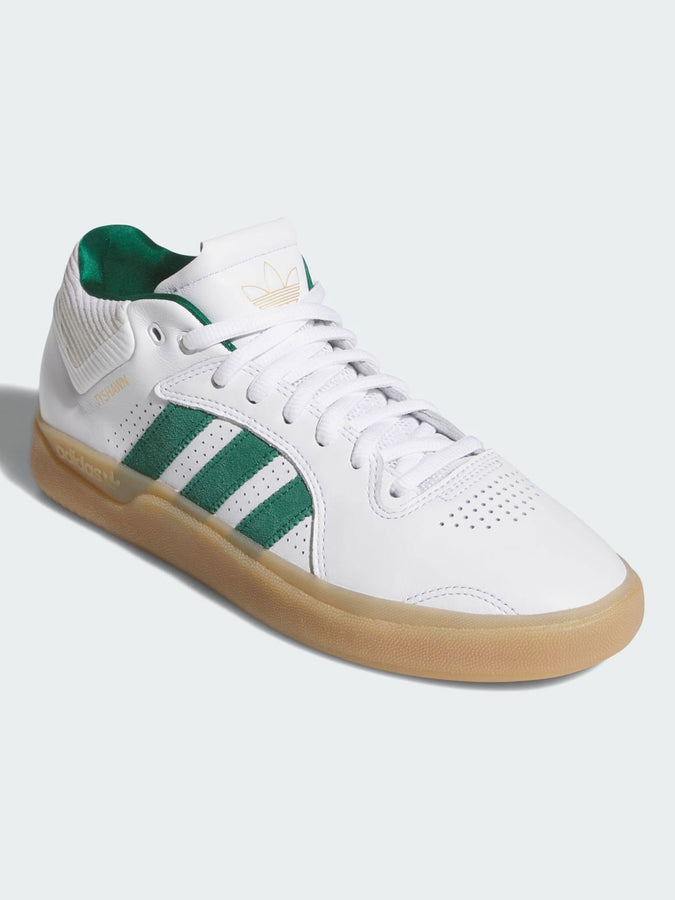 Adidas Tyshawn White/Collegiate Green/Gum Shoes Fall 2026 | WHITE/COLLEGIATE GREEN/GUM