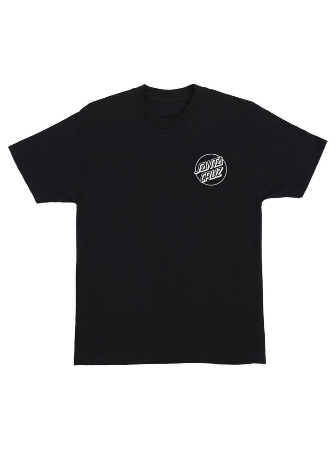 Santa Cruz Opus Dot Chest Logo T-Shirt Summer 2026 | BLACK