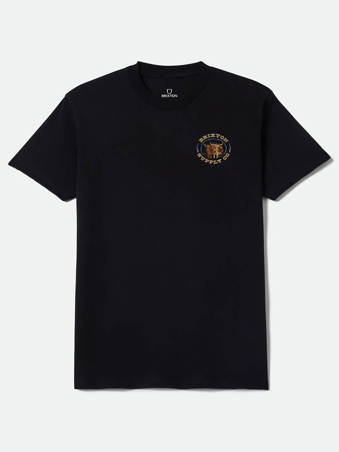 Brixton Steele T-Shirt Summer 2026 | BLACK