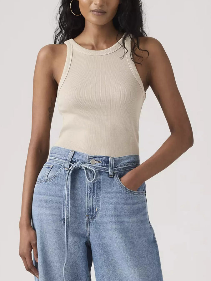 Levis Essential Racer Chateau Grey Tank Top Summer 2026 | CHATEAU GRAY (0039)
