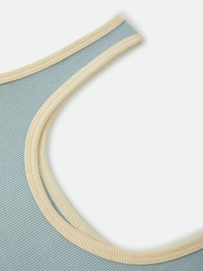 Brixton Ringer Organic Tank Top Fall 2026 | SEA GRASS/WAXED PAPER