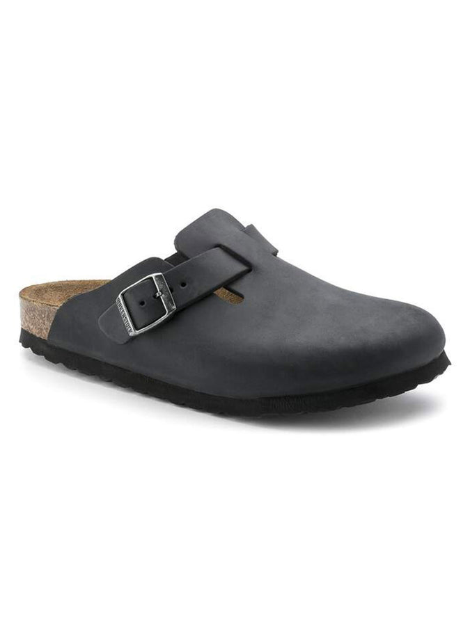 Birkenstock Boston Oiled Leather R Black Shoes Fall 2026 | BLACK