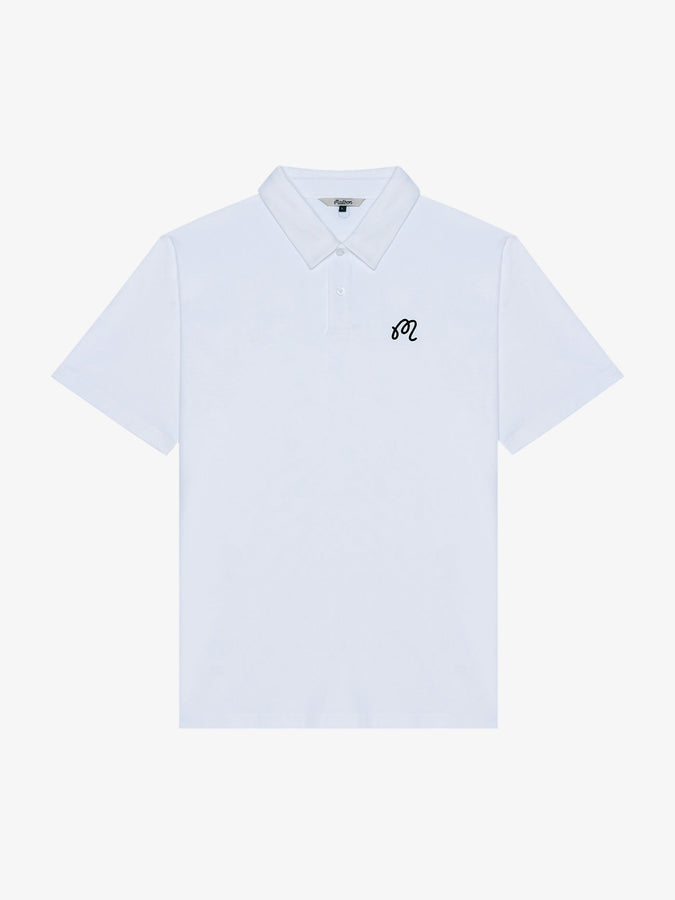 Malbon Fairway Short Sleeve Polo Holiday 2026 | WHITE