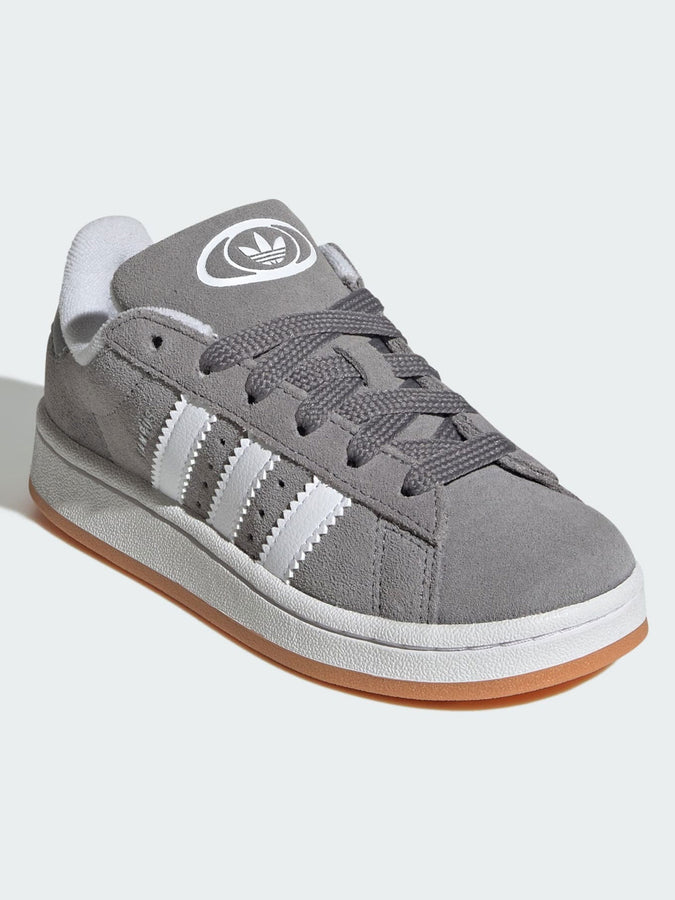 Adidas Campus 00s Grey/White/White Shoes | GREY/WHITE/WHITE
