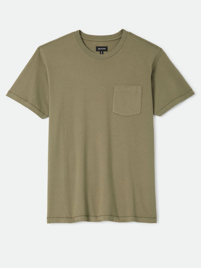 Brixton Baseline Pocket T-Shirt Fall 2026 | OLIVE SURPLUS VINTAGE WASH