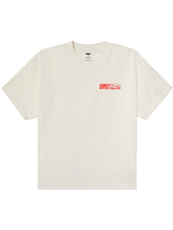 Obey Speed Squad Heavyweight T-Shirt Summer 2026 | VINTAGE WHITE (VWH)