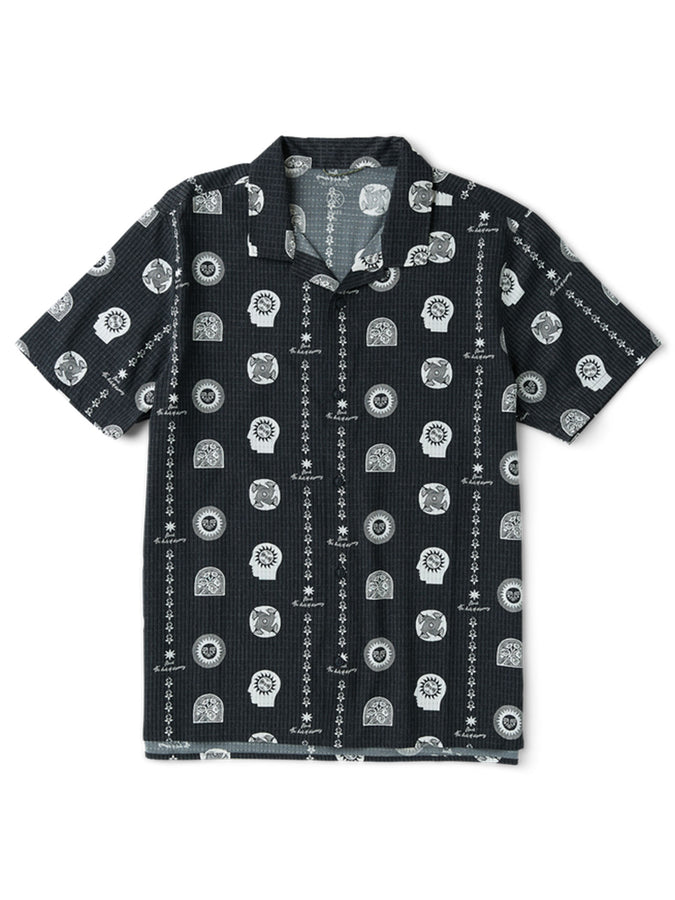 Roark Bless Up Trail S/S Buttondown Shirt Spring 2026 | BLACK PRINT (BKP)