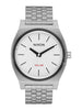 Nixon Time Teller Solar Silver/White Light Watch