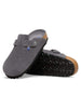 Birkenstock Boston Soft Footbed Suede N Charcoal Shoes Fall 2026