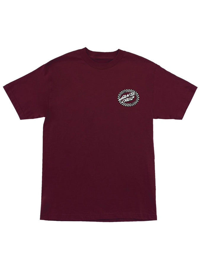 Santa Cruz Collage Oval Dot T-Shirt Spring 2026 | MAROON