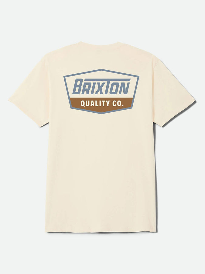 Brixton Regal T-Shirt Holiday 2026 | CREAM/GREY BLUE/LIGHT BROWN