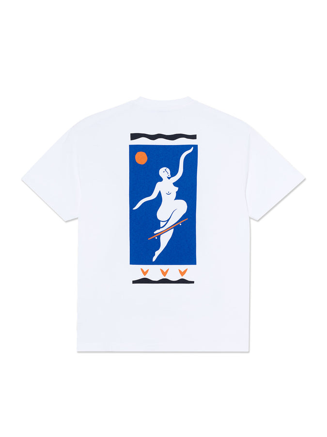 Polar Skate Co No Complies Forever T-Shirt Holiday 2025 | WHITE