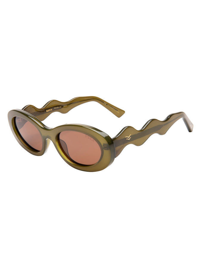 Maya Sunglasses | OAK/BROWN