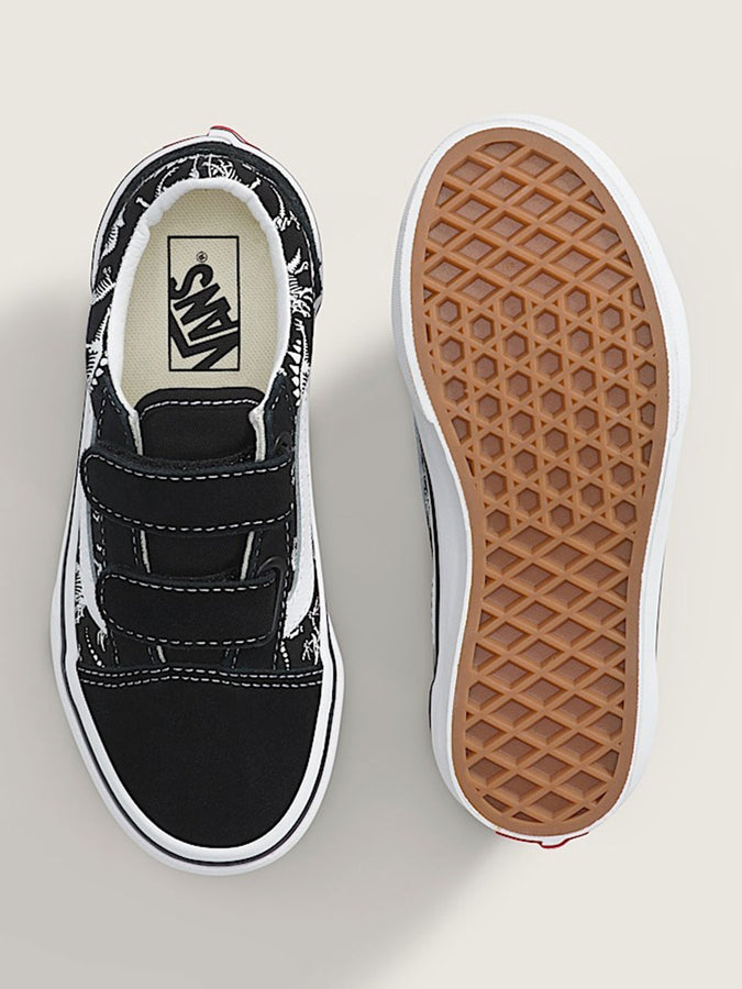 Vans Old Skool V Dinobones Glow Black Shoes Fall 2026 | GLOW BLACK (CJK)