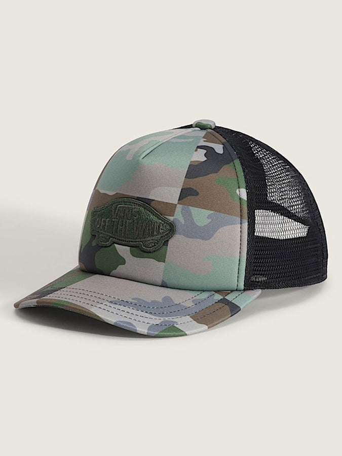 Vans Classic Pathc Curved Bill Trucker Hat | ALUMINUM (1O3)