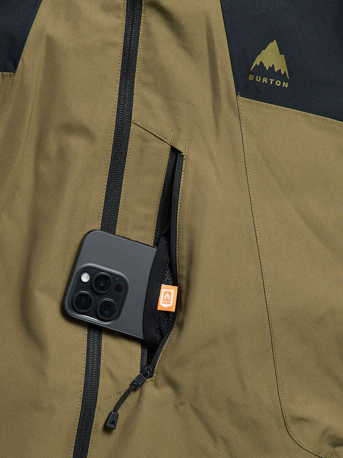 Burton Reserve 2L Insulated 2027 – Insulated Jacket | TRUE BLACK/DRIED MOSS (E9D)
