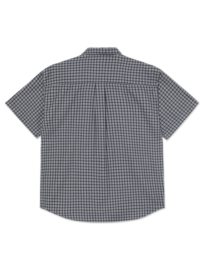 Polar Skate Co Mitchell Short Sleeve Buttondown Shirt Spring 2026 | PETROL/BORDEAUX