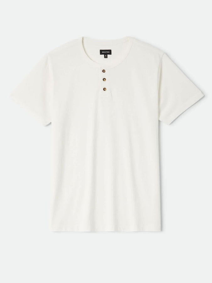 Brixton Baseline Henley T-Shirt Fall 2026 | OFF WHITE VINTAGE WASH