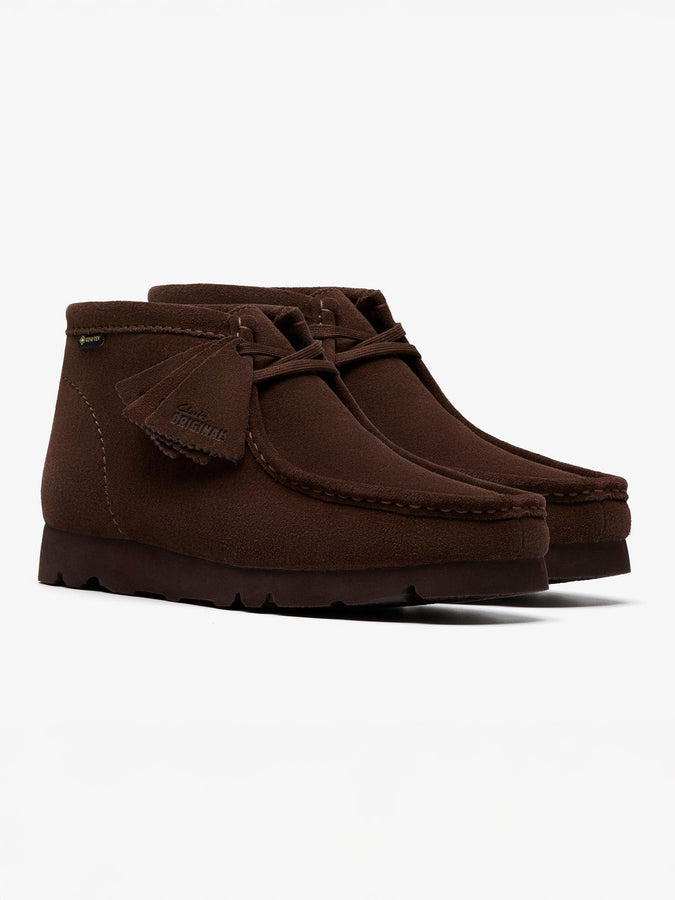 Clarks Wallabee Gore-Tex Dark Brown Suede Boots Holiday 2025 | DARK BROWN SUEDE