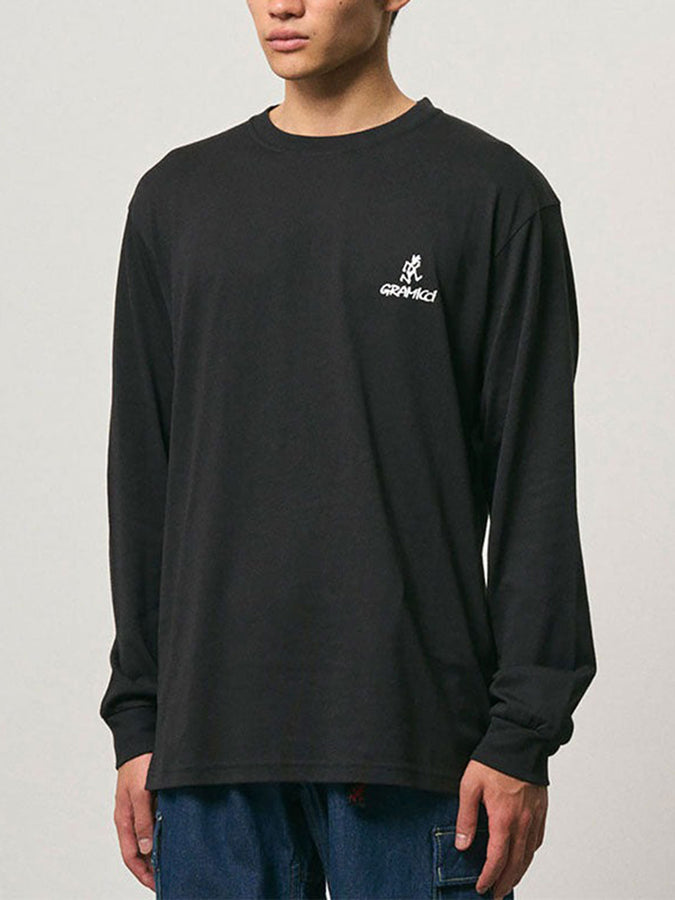 Gramicci One Point Logo Long Sleeve T-Shirt Fall 2026 | BLACK